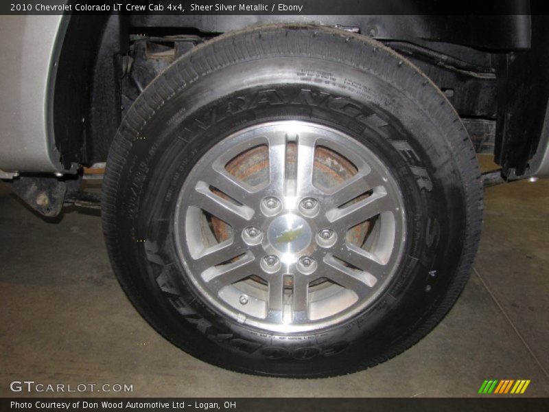 Sheer Silver Metallic / Ebony 2010 Chevrolet Colorado LT Crew Cab 4x4