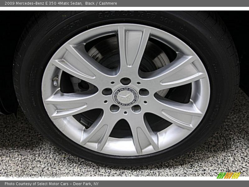 Black / Cashmere 2009 Mercedes-Benz E 350 4Matic Sedan