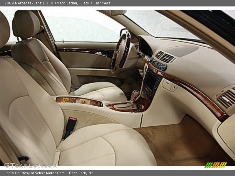 Black / Cashmere 2009 Mercedes-Benz E 350 4Matic Sedan