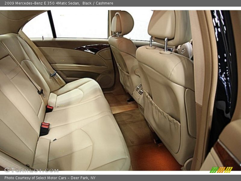 Black / Cashmere 2009 Mercedes-Benz E 350 4Matic Sedan