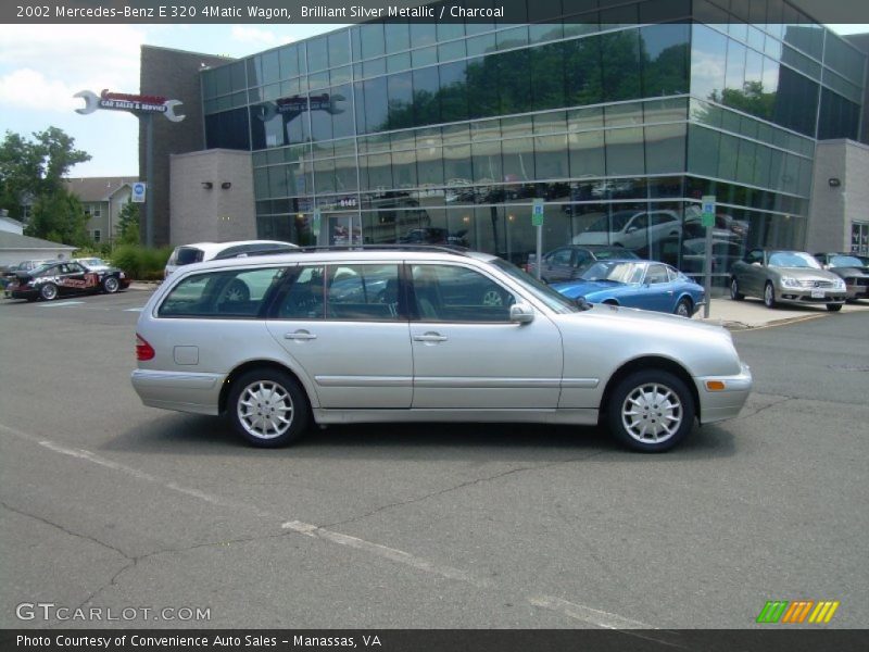 Brilliant Silver Metallic / Charcoal 2002 Mercedes-Benz E 320 4Matic Wagon