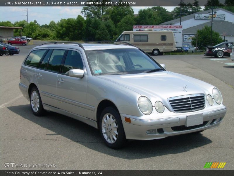 Brilliant Silver Metallic / Charcoal 2002 Mercedes-Benz E 320 4Matic Wagon