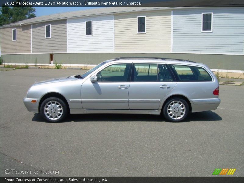 Brilliant Silver Metallic / Charcoal 2002 Mercedes-Benz E 320 4Matic Wagon
