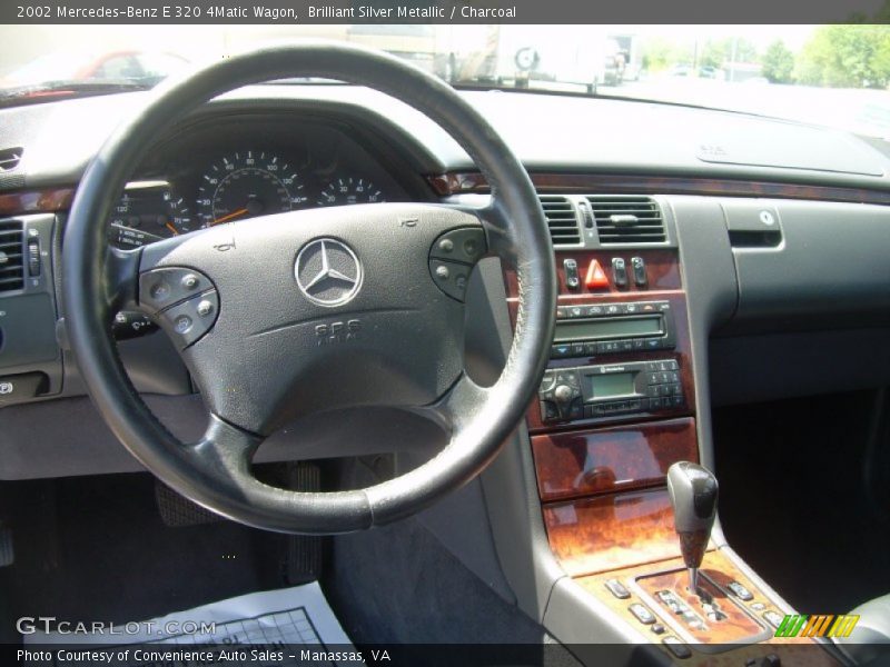 Brilliant Silver Metallic / Charcoal 2002 Mercedes-Benz E 320 4Matic Wagon