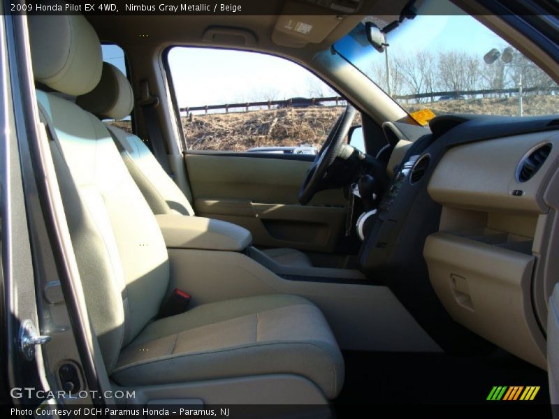 Nimbus Gray Metallic / Beige 2009 Honda Pilot EX 4WD