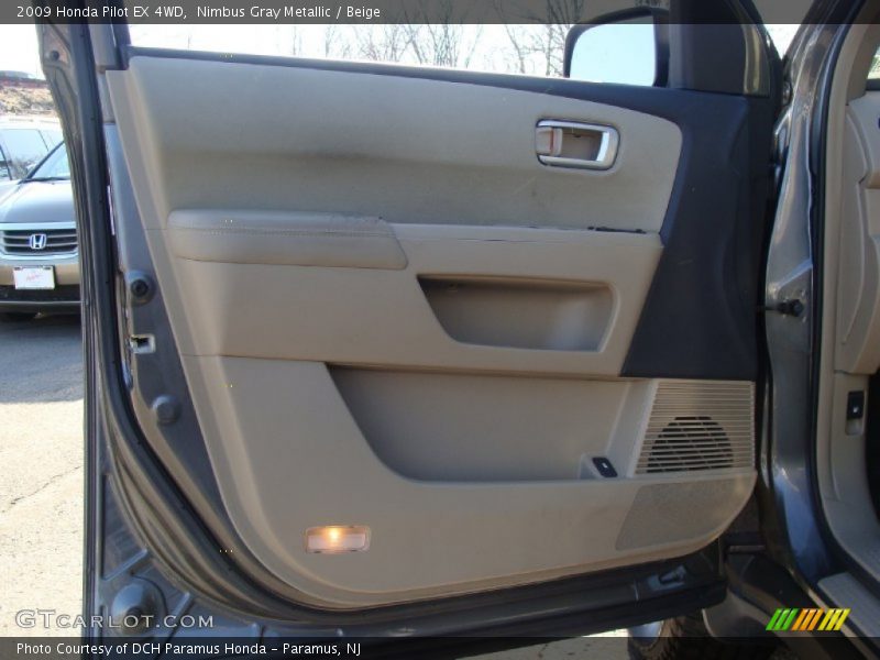 Nimbus Gray Metallic / Beige 2009 Honda Pilot EX 4WD