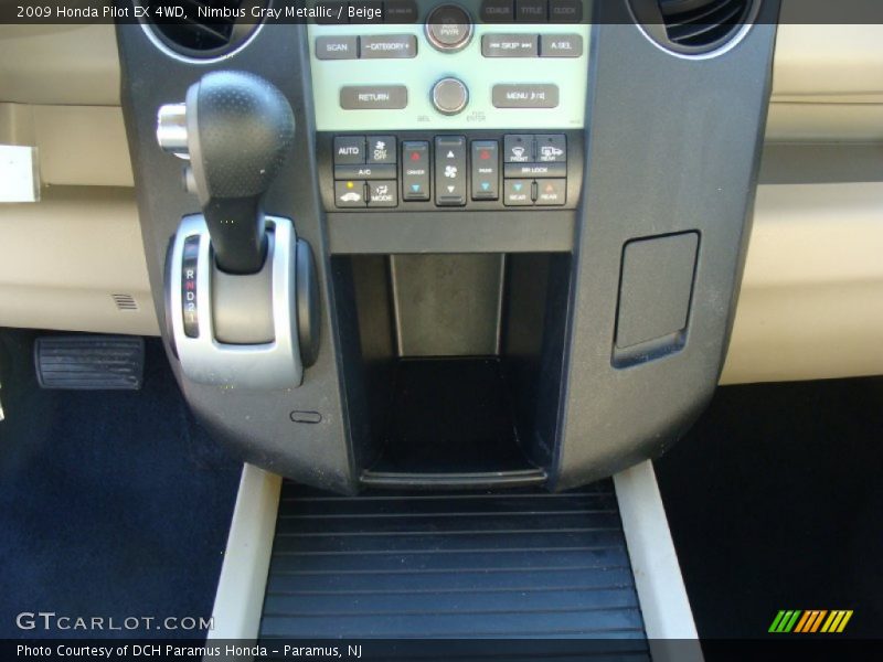 Nimbus Gray Metallic / Beige 2009 Honda Pilot EX 4WD
