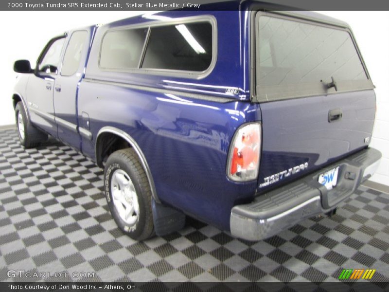 Stellar Blue Metallic / Gray 2000 Toyota Tundra SR5 Extended Cab