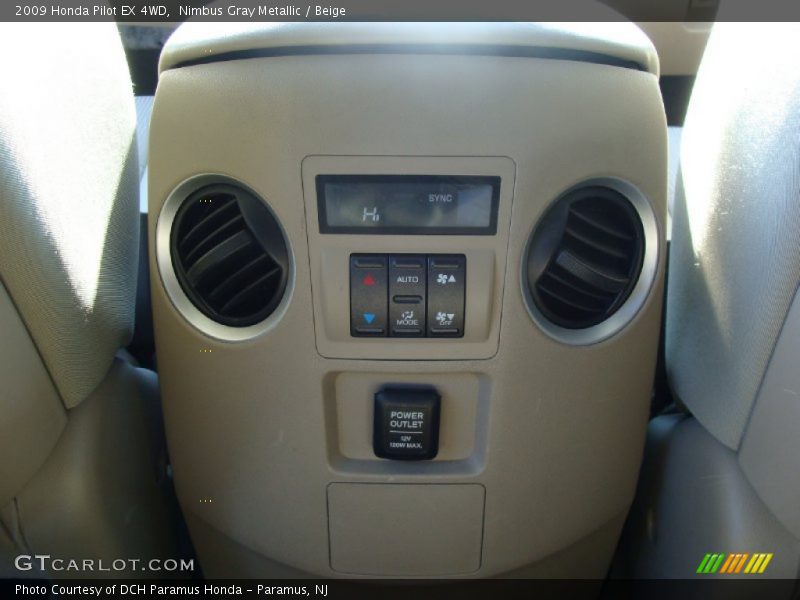 Nimbus Gray Metallic / Beige 2009 Honda Pilot EX 4WD