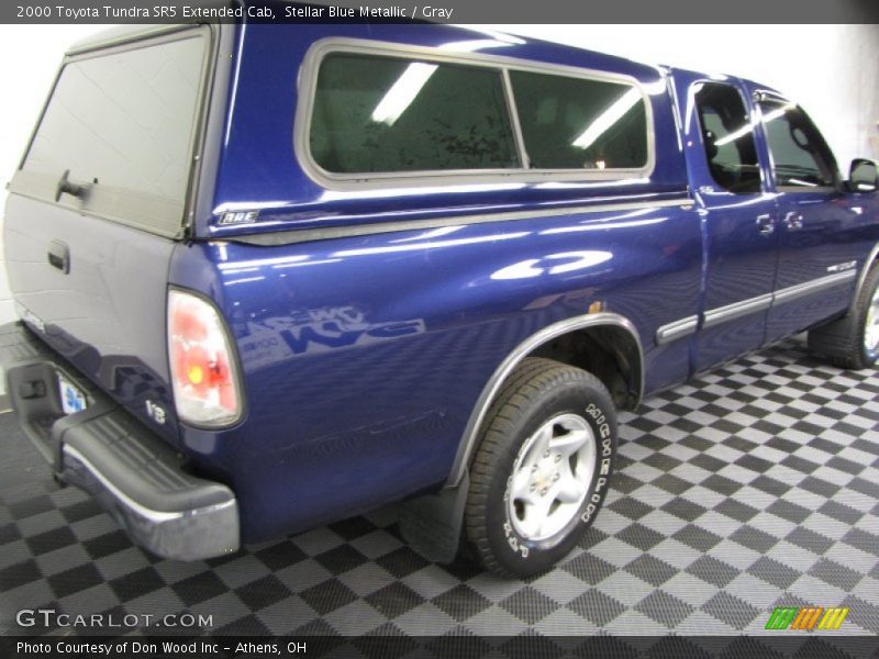 Stellar Blue Metallic / Gray 2000 Toyota Tundra SR5 Extended Cab