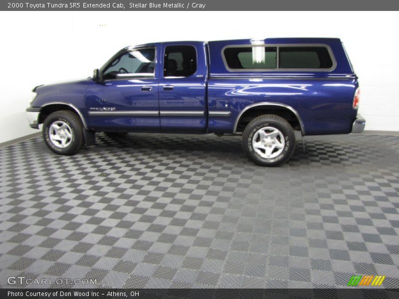 Stellar Blue Metallic / Gray 2000 Toyota Tundra SR5 Extended Cab