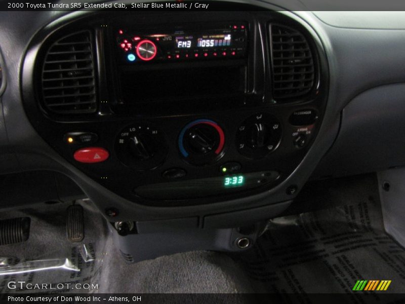 Stellar Blue Metallic / Gray 2000 Toyota Tundra SR5 Extended Cab