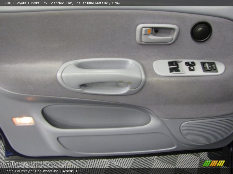 Stellar Blue Metallic / Gray 2000 Toyota Tundra SR5 Extended Cab