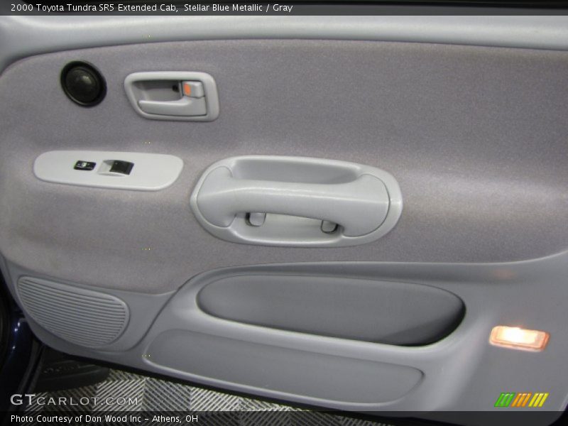 Stellar Blue Metallic / Gray 2000 Toyota Tundra SR5 Extended Cab