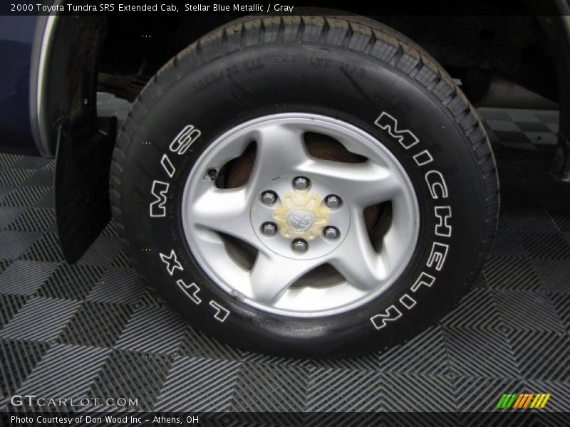 Stellar Blue Metallic / Gray 2000 Toyota Tundra SR5 Extended Cab