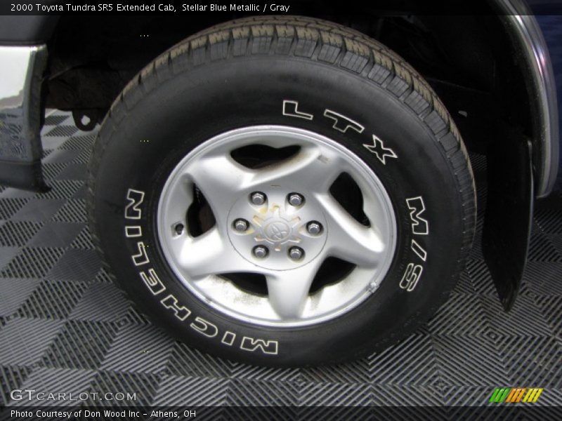 Stellar Blue Metallic / Gray 2000 Toyota Tundra SR5 Extended Cab