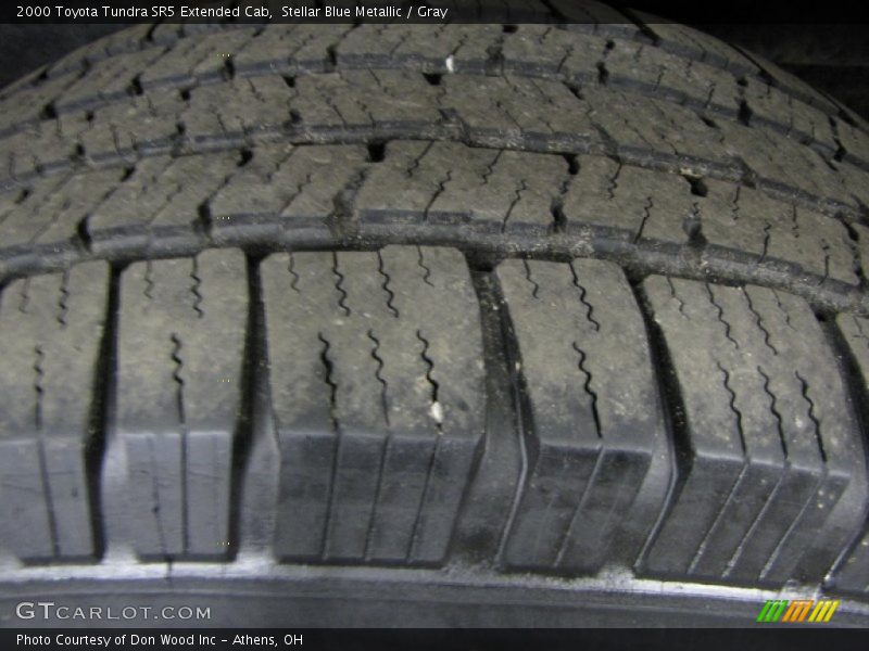 Stellar Blue Metallic / Gray 2000 Toyota Tundra SR5 Extended Cab