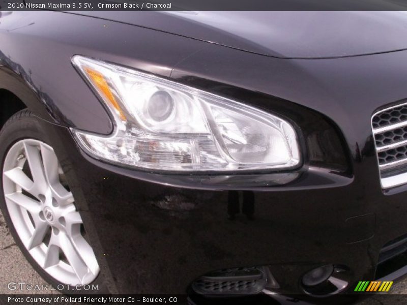 Crimson Black / Charcoal 2010 Nissan Maxima 3.5 SV