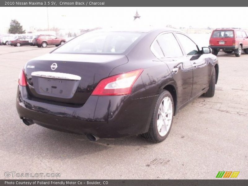 Crimson Black / Charcoal 2010 Nissan Maxima 3.5 SV
