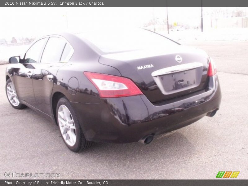 Crimson Black / Charcoal 2010 Nissan Maxima 3.5 SV