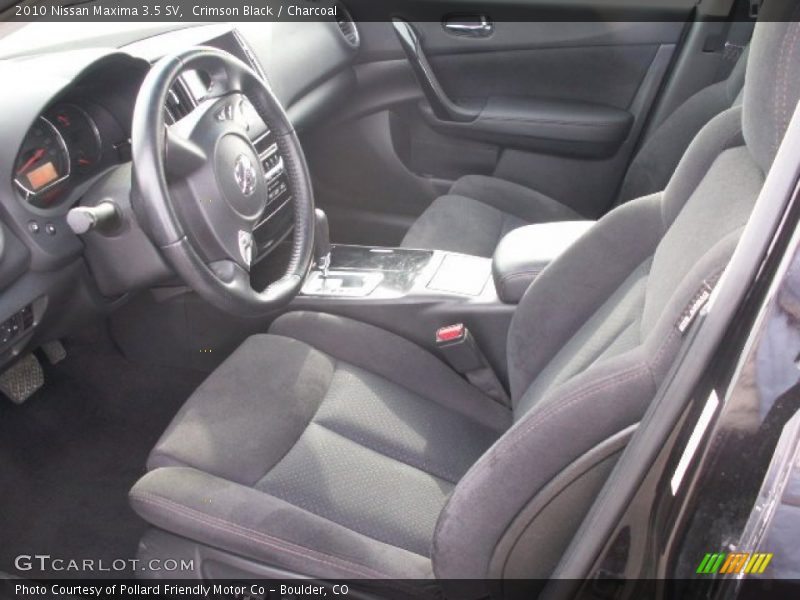 Crimson Black / Charcoal 2010 Nissan Maxima 3.5 SV