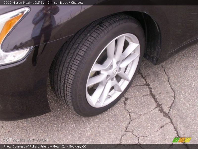 Crimson Black / Charcoal 2010 Nissan Maxima 3.5 SV