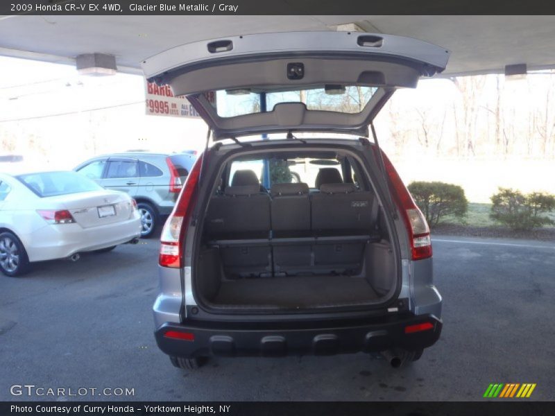 Glacier Blue Metallic / Gray 2009 Honda CR-V EX 4WD