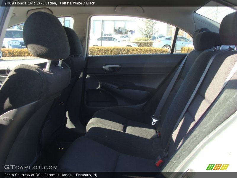 Taffeta White / Black 2009 Honda Civic LX-S Sedan