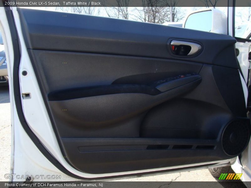 Taffeta White / Black 2009 Honda Civic LX-S Sedan