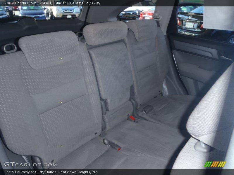 Glacier Blue Metallic / Gray 2009 Honda CR-V EX 4WD