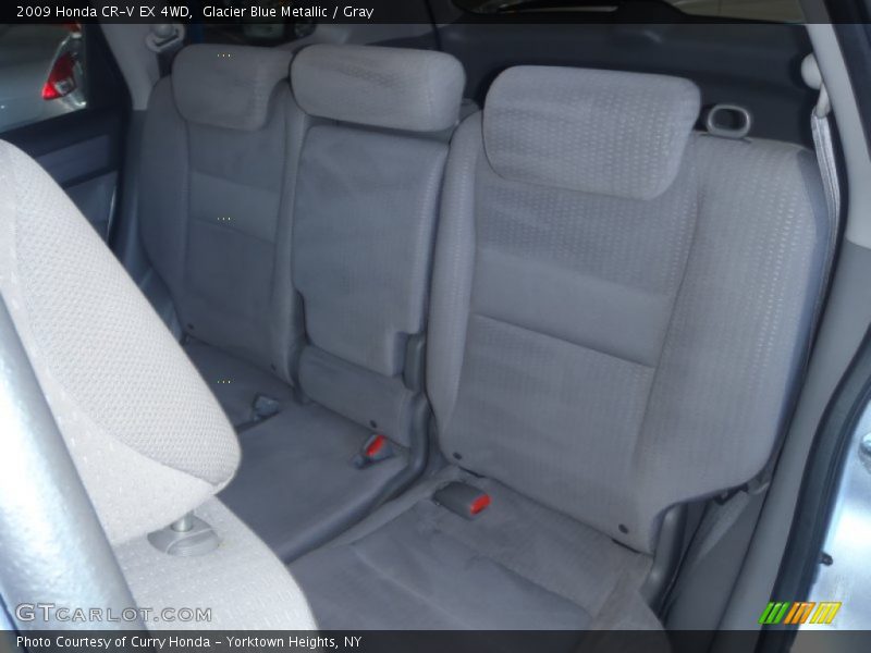 Glacier Blue Metallic / Gray 2009 Honda CR-V EX 4WD