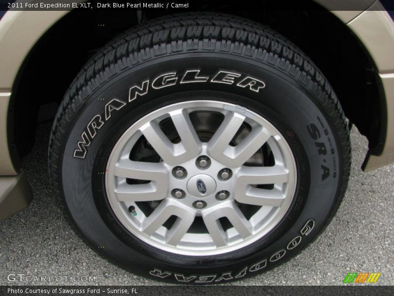 Dark Blue Pearl Metallic / Camel 2011 Ford Expedition EL XLT