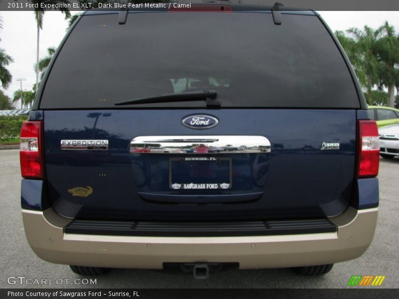 Dark Blue Pearl Metallic / Camel 2011 Ford Expedition EL XLT