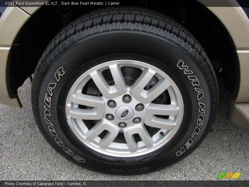 Dark Blue Pearl Metallic / Camel 2011 Ford Expedition EL XLT