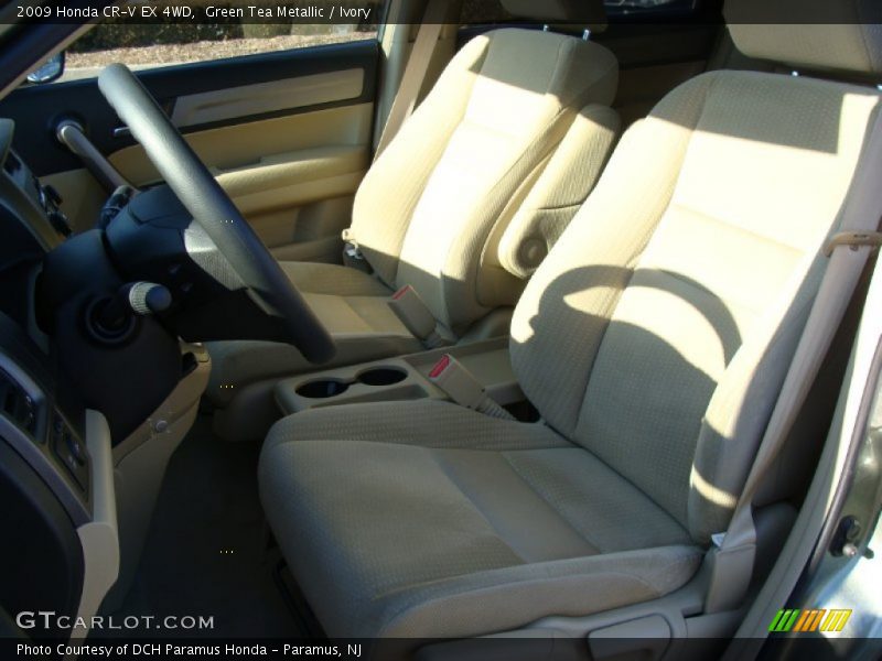 Green Tea Metallic / Ivory 2009 Honda CR-V EX 4WD