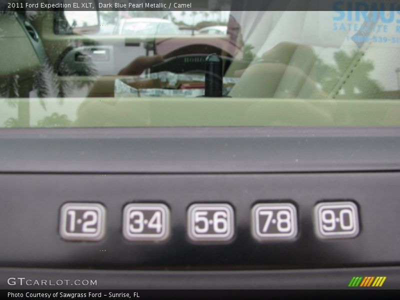 Dark Blue Pearl Metallic / Camel 2011 Ford Expedition EL XLT