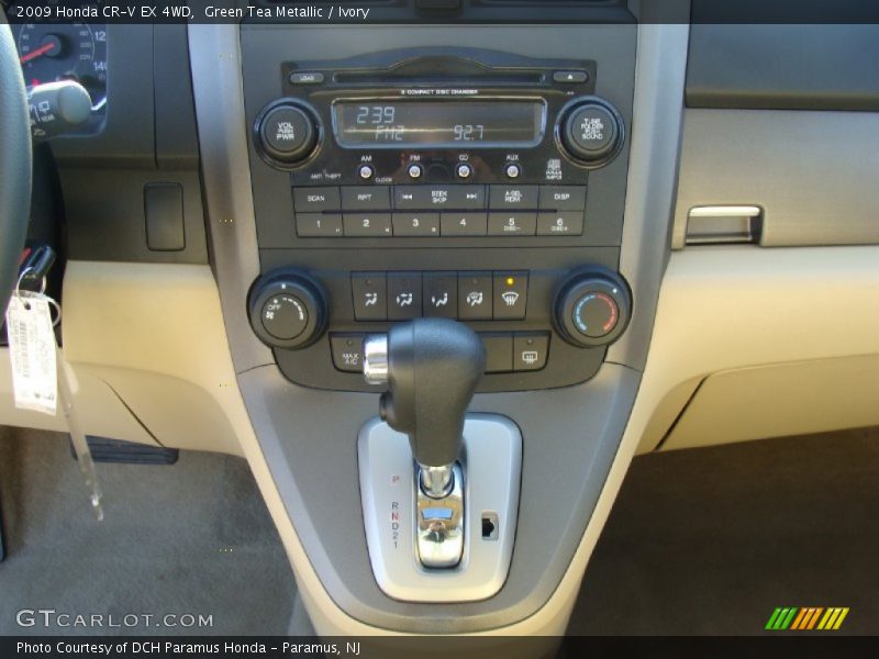 Green Tea Metallic / Ivory 2009 Honda CR-V EX 4WD