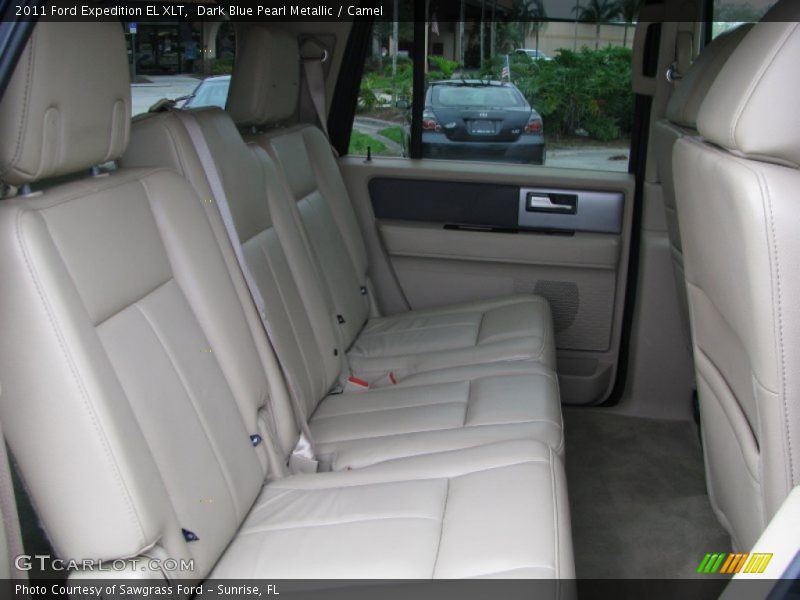 Dark Blue Pearl Metallic / Camel 2011 Ford Expedition EL XLT