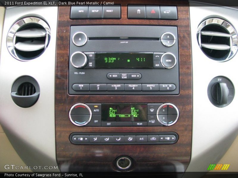 Dark Blue Pearl Metallic / Camel 2011 Ford Expedition EL XLT
