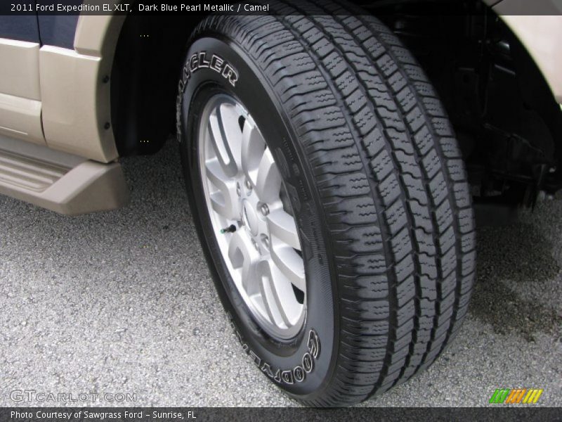 Dark Blue Pearl Metallic / Camel 2011 Ford Expedition EL XLT