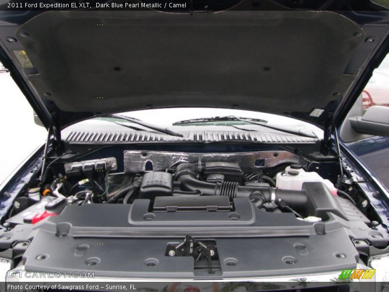Dark Blue Pearl Metallic / Camel 2011 Ford Expedition EL XLT