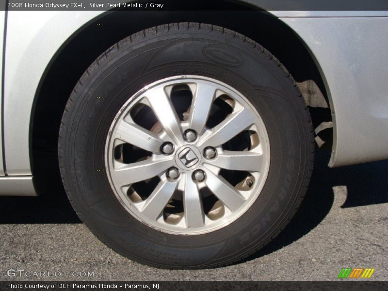 Silver Pearl Metallic / Gray 2008 Honda Odyssey EX-L