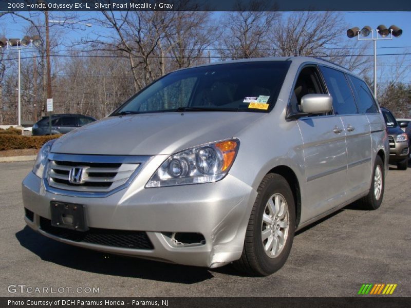 Silver Pearl Metallic / Gray 2008 Honda Odyssey EX-L
