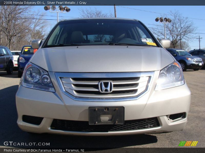 Silver Pearl Metallic / Gray 2008 Honda Odyssey EX-L