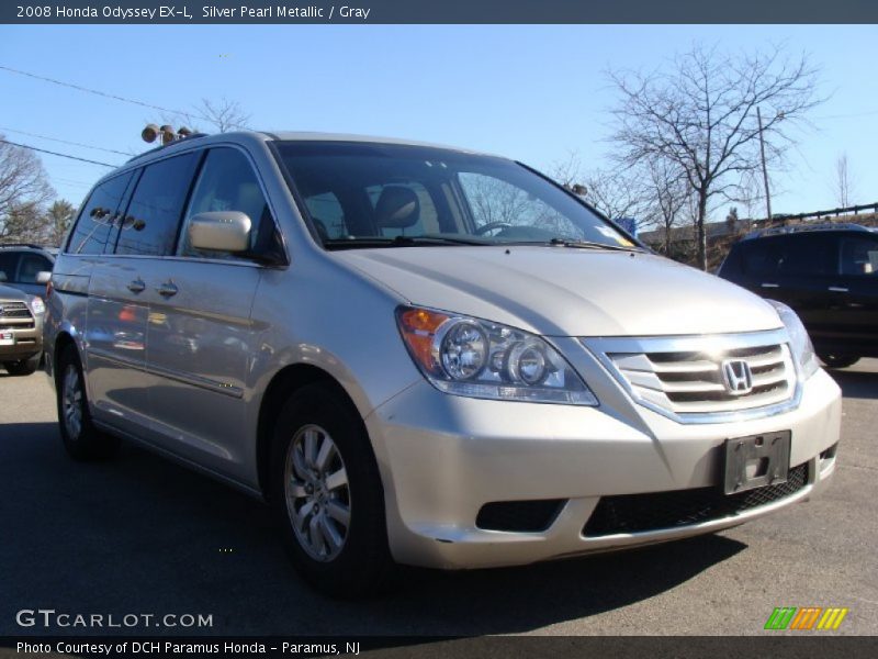 Silver Pearl Metallic / Gray 2008 Honda Odyssey EX-L