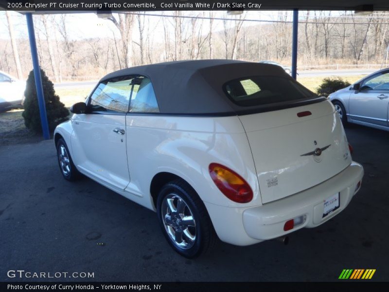 Cool Vanilla White / Dark Slate Gray 2005 Chrysler PT Cruiser Touring Turbo Convertible