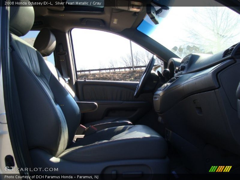 Silver Pearl Metallic / Gray 2008 Honda Odyssey EX-L