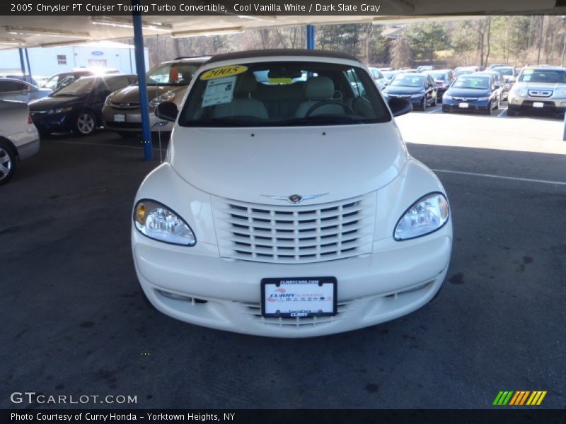 Cool Vanilla White / Dark Slate Gray 2005 Chrysler PT Cruiser Touring Turbo Convertible