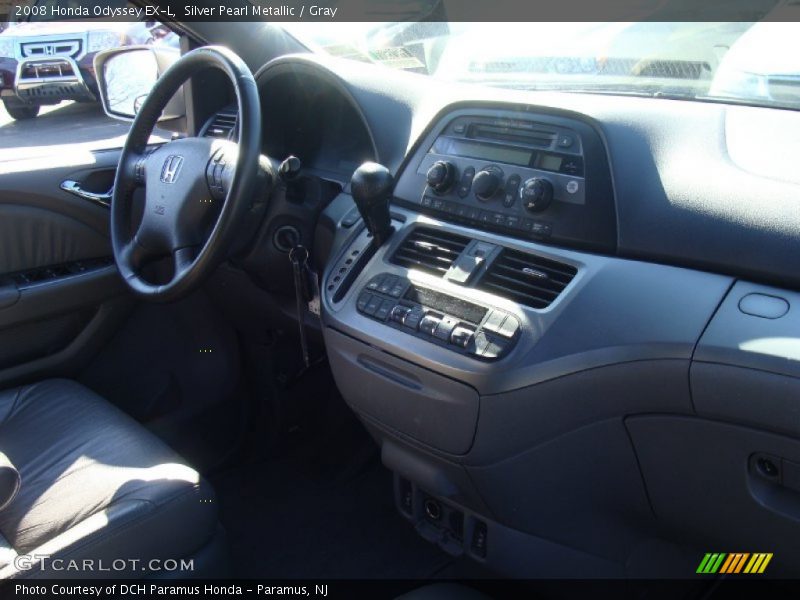 Silver Pearl Metallic / Gray 2008 Honda Odyssey EX-L