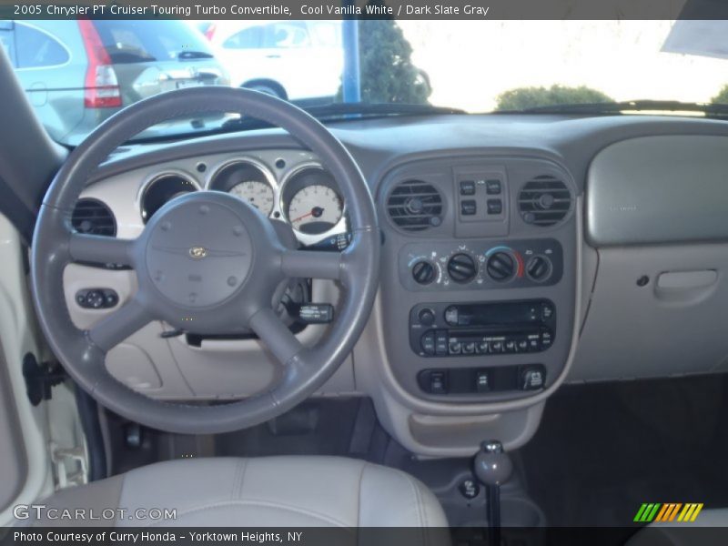 Cool Vanilla White / Dark Slate Gray 2005 Chrysler PT Cruiser Touring Turbo Convertible